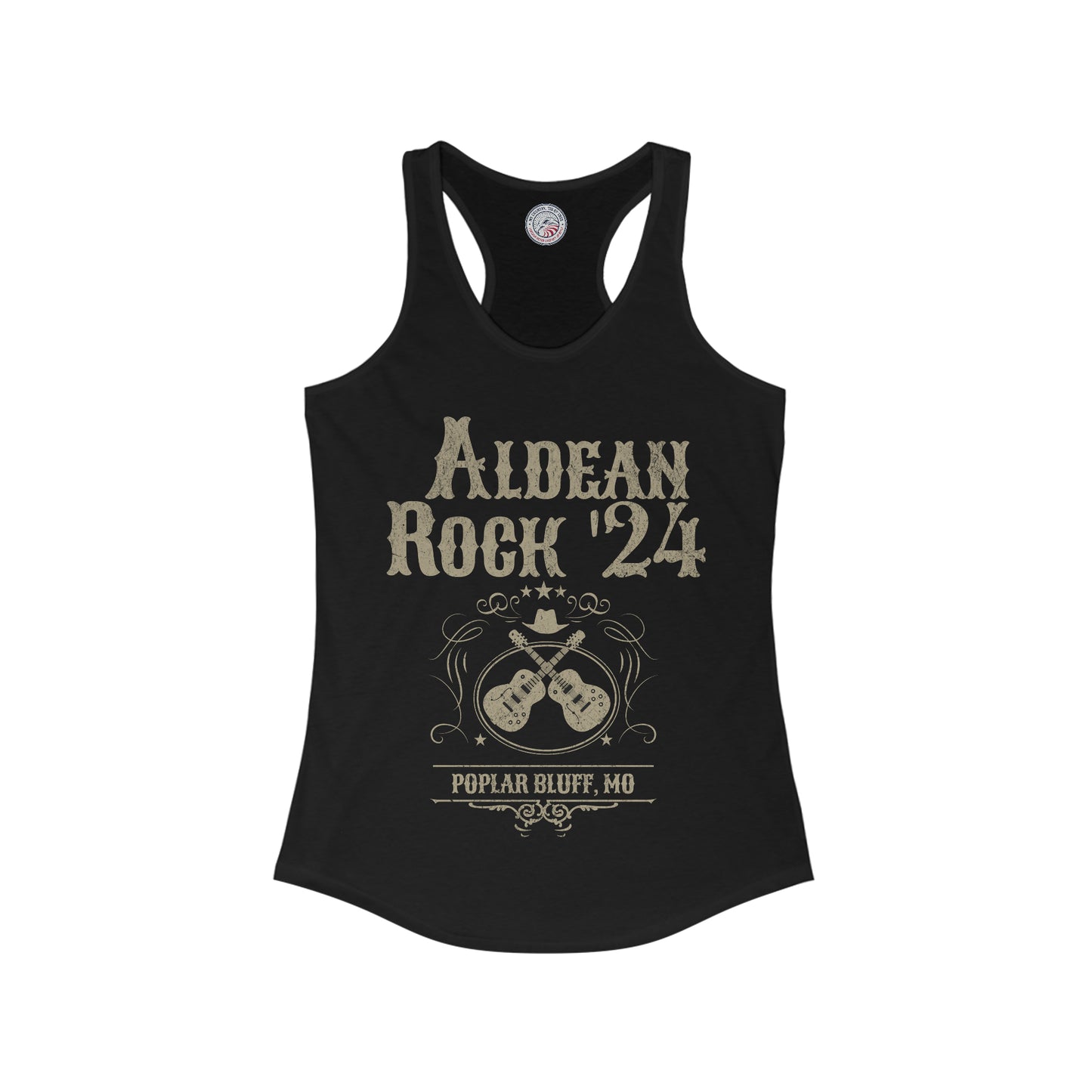 Aldean Rock '24 Ladies' Slim Fit Racerback Tank - Poplar Bluff, MO