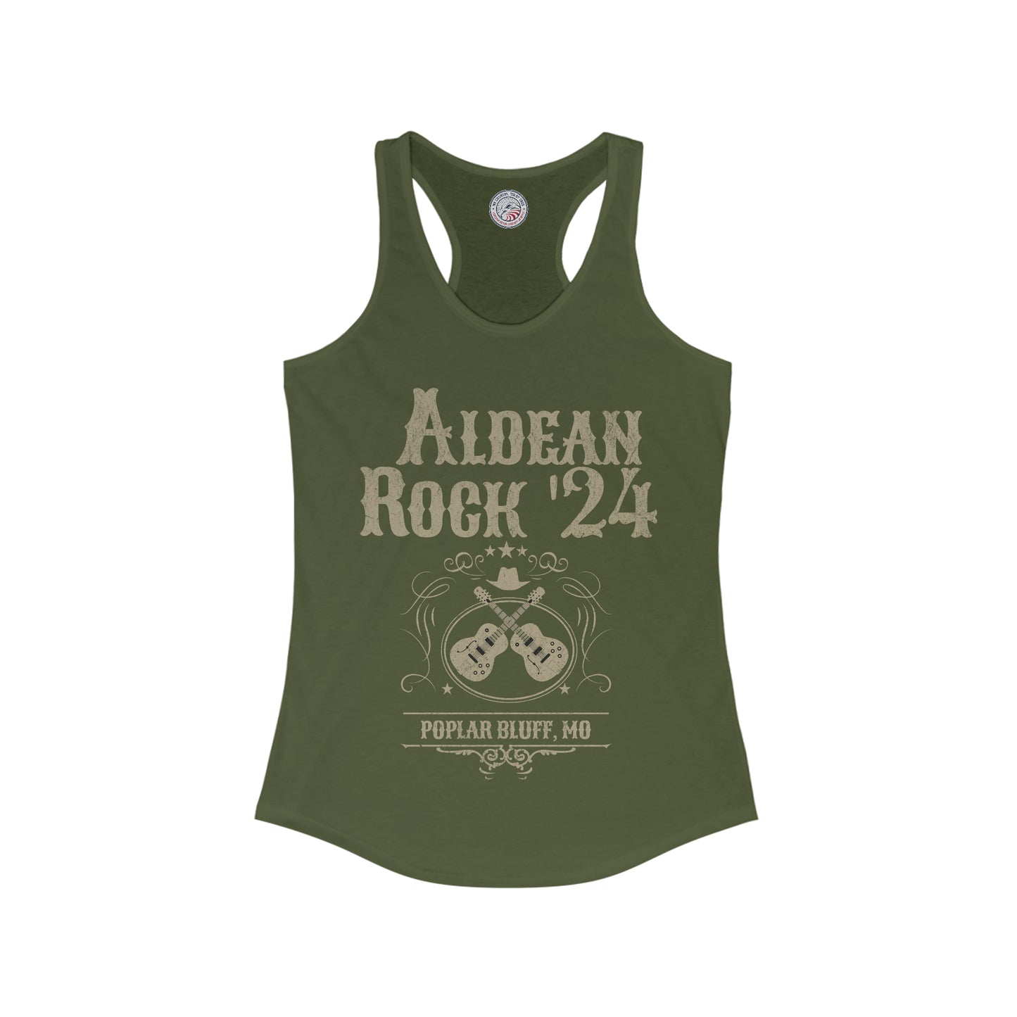 Aldean Rock '24 Ladies' Slim Fit Racerback Tank - Poplar Bluff, MO