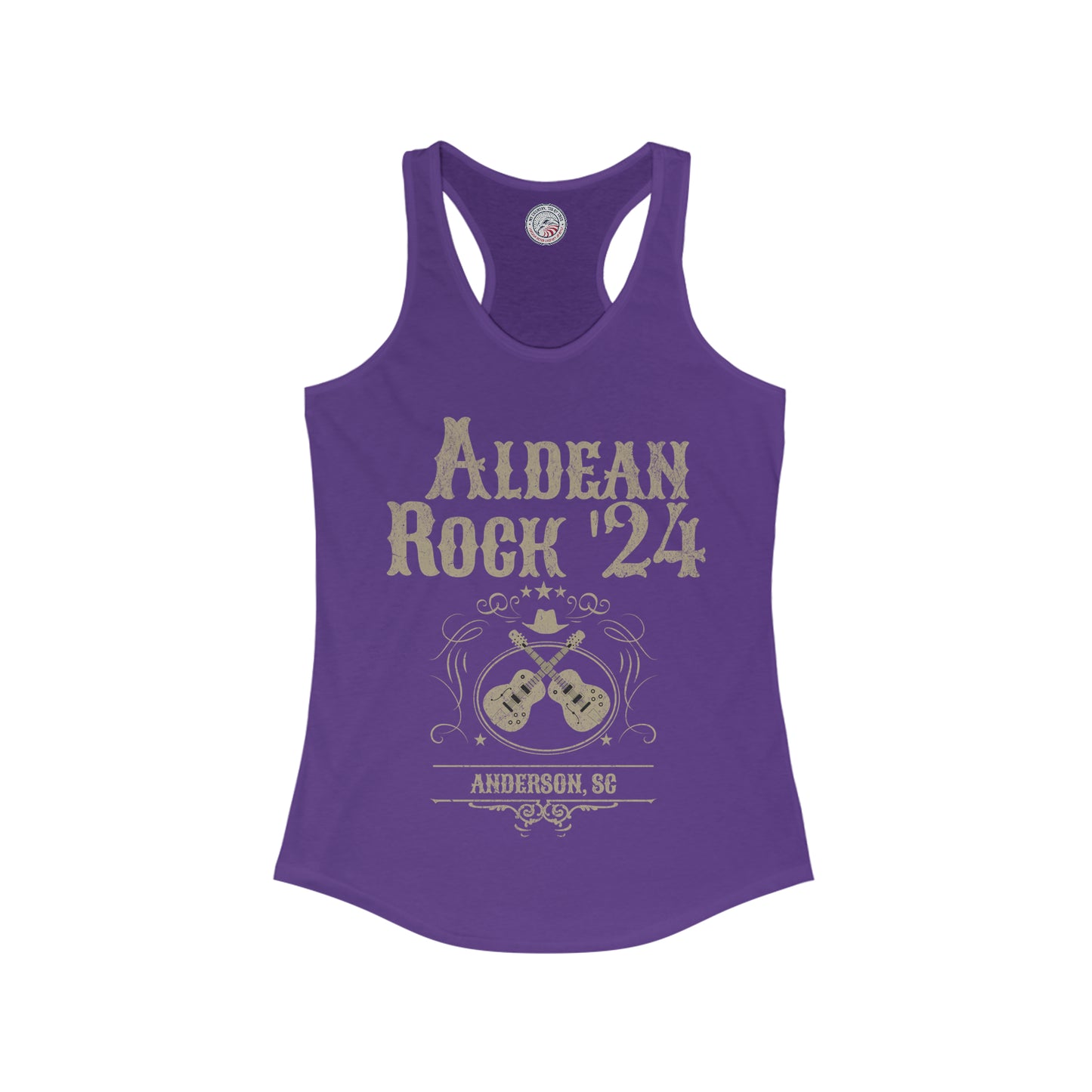 Aldean Rock '24 Ladies' Slim Fit Racerback Tank - Anderson, SC