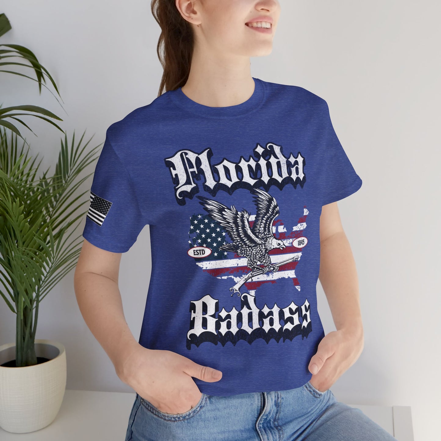 Florida Badass Eagle and Flag Premium Tee