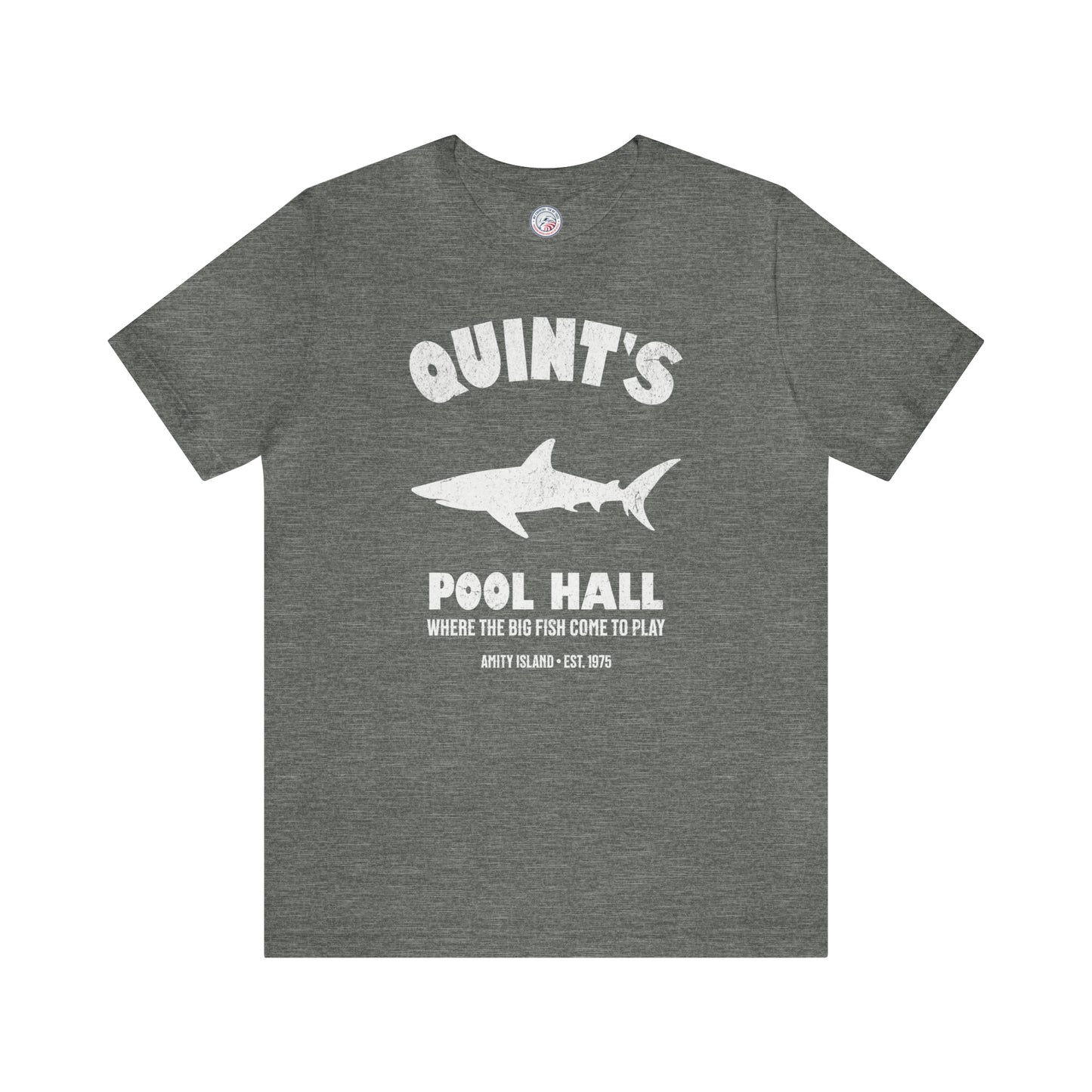 Quint's Pool Hall Premium Tee - Silhouette