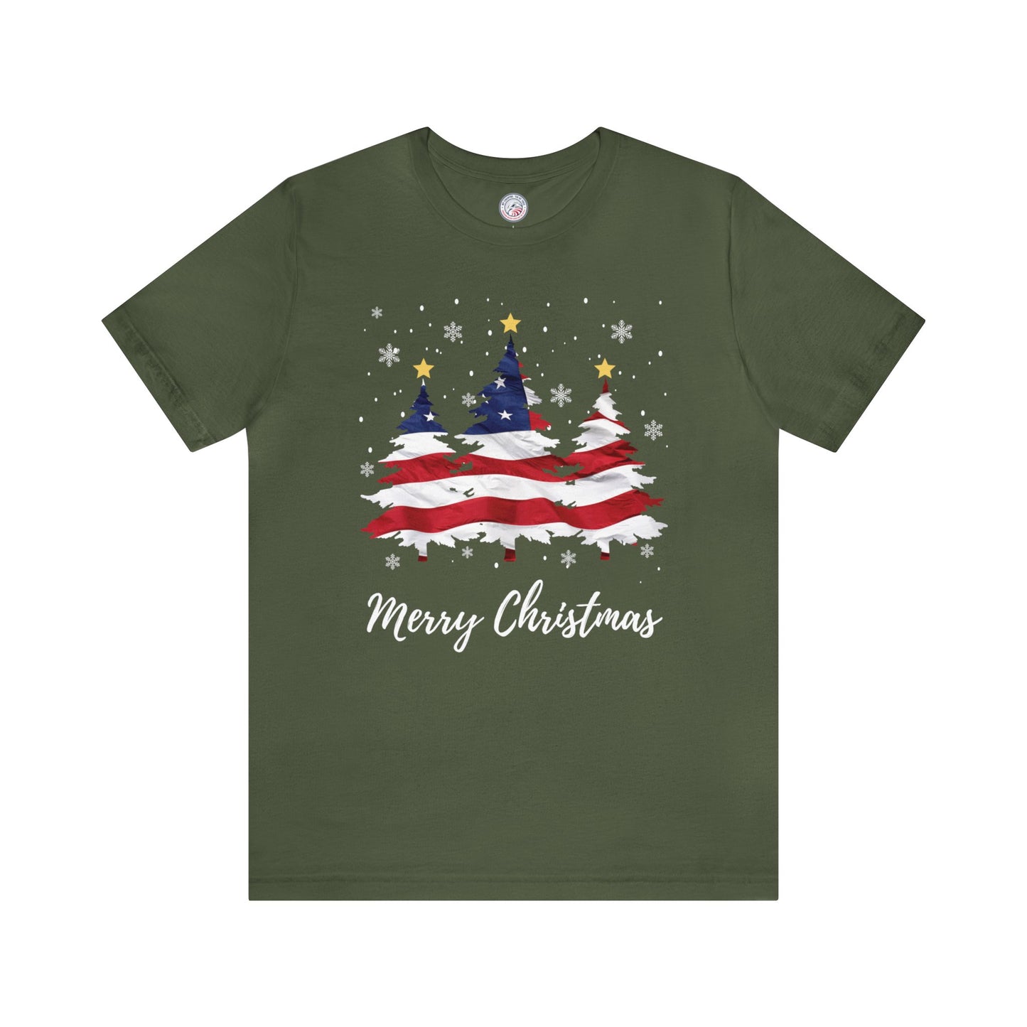 Festive Patriotic Trees Premium Tee