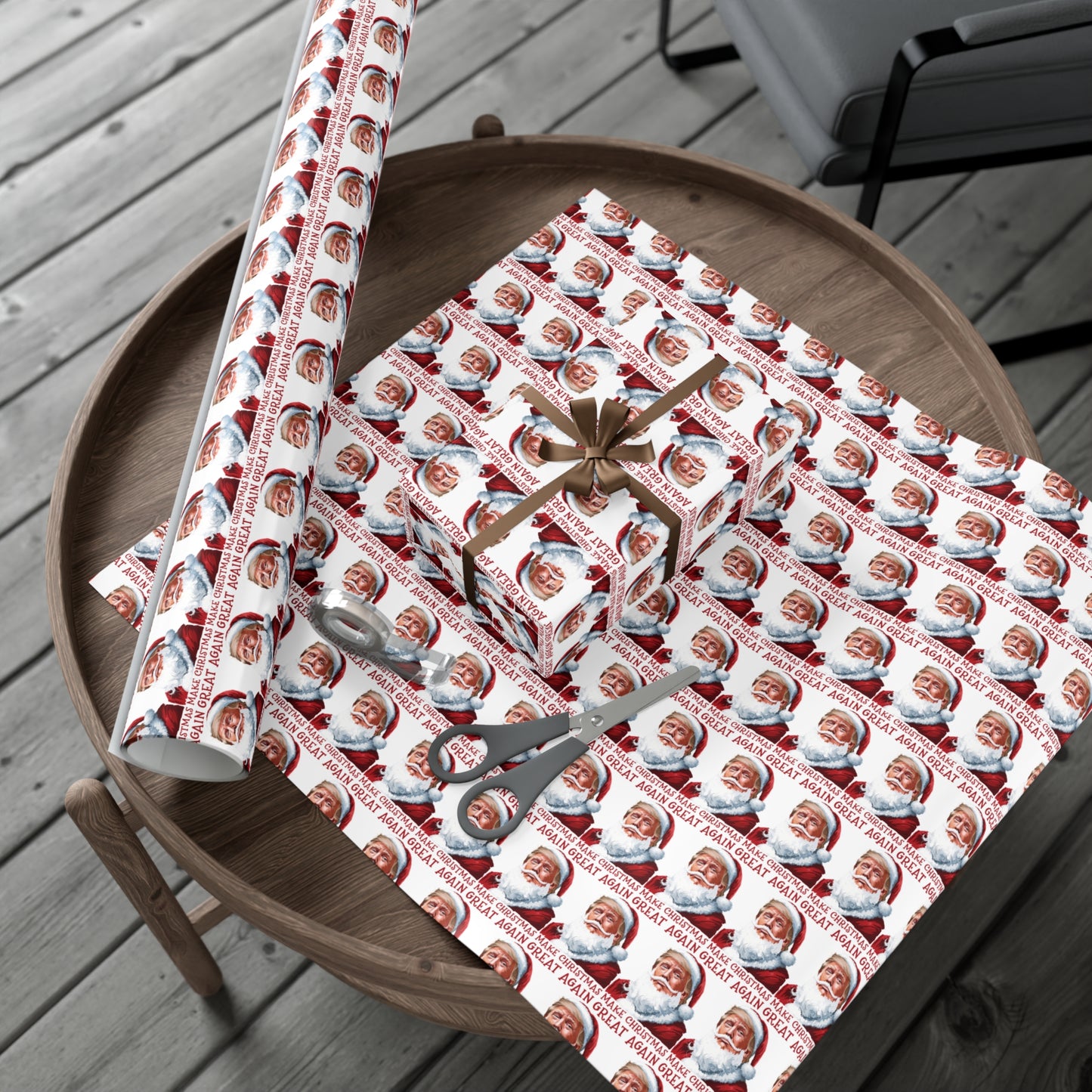 Trump Make Christmas Great Again Wrapping Paper