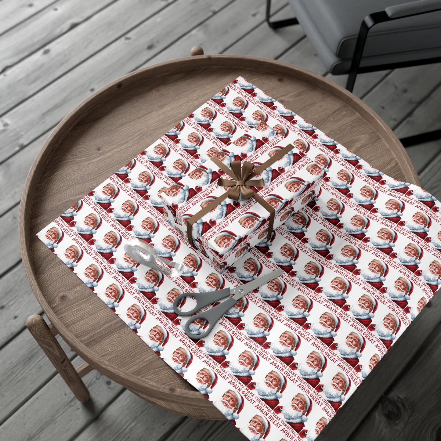 Trump Make Christmas Great Again Wrapping Paper