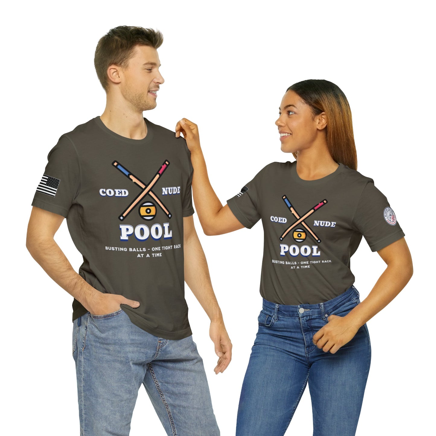 Coed Nude Pool Premium Tee