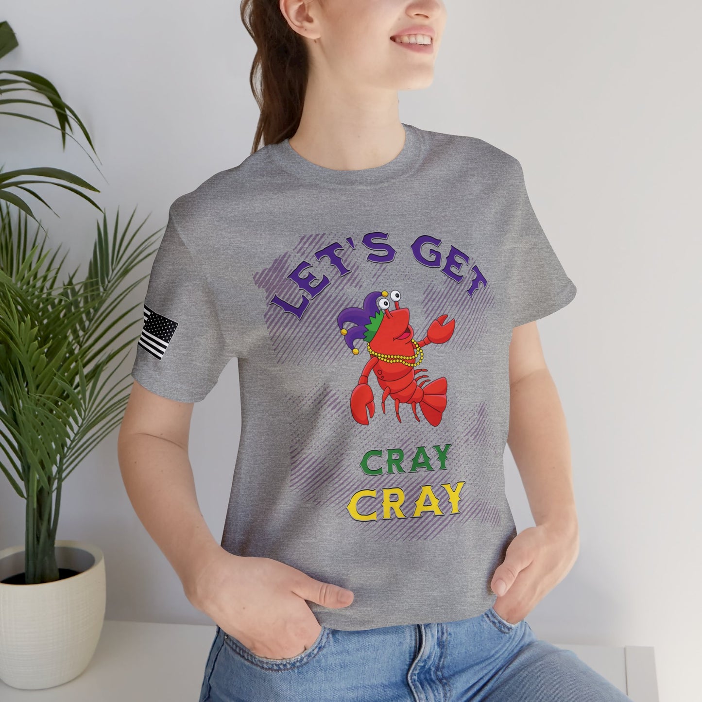 Let's Get Cray Cray Mardi Gras Premium Tee