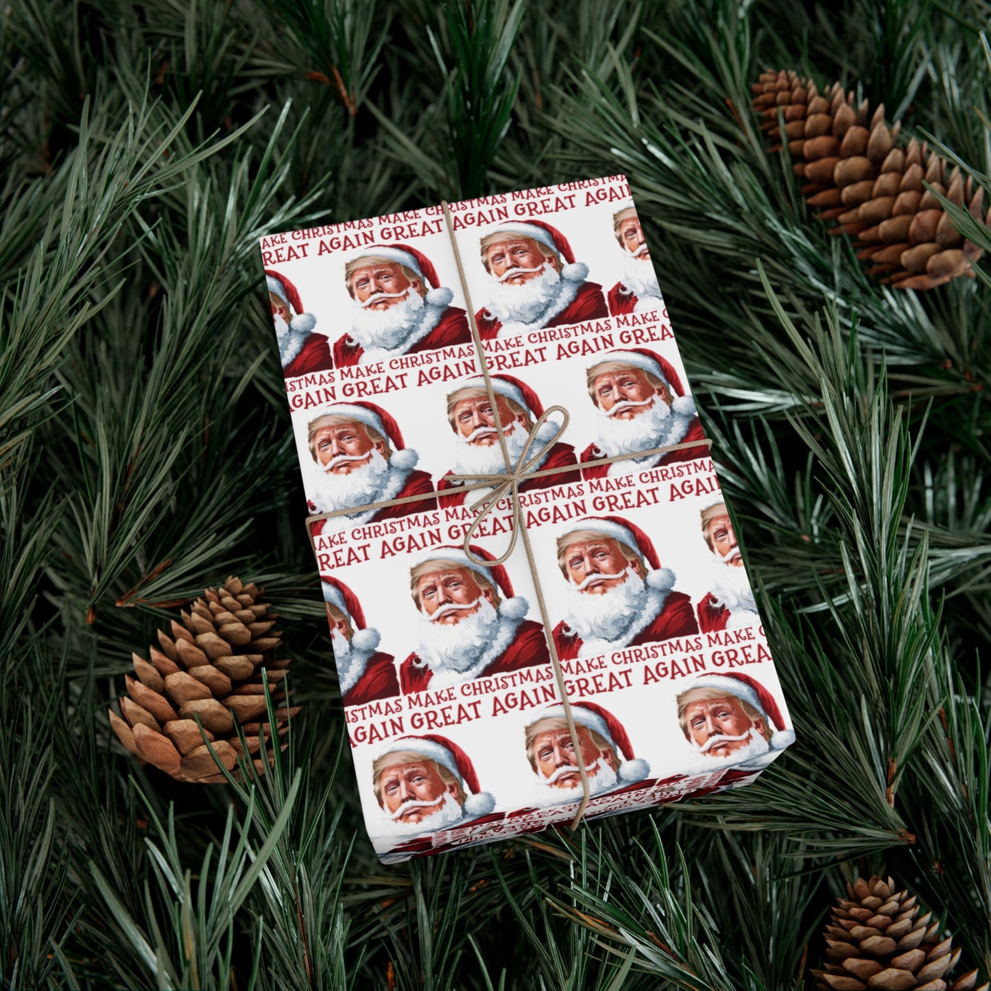 Trump Make Christmas Great Again Wrapping Paper