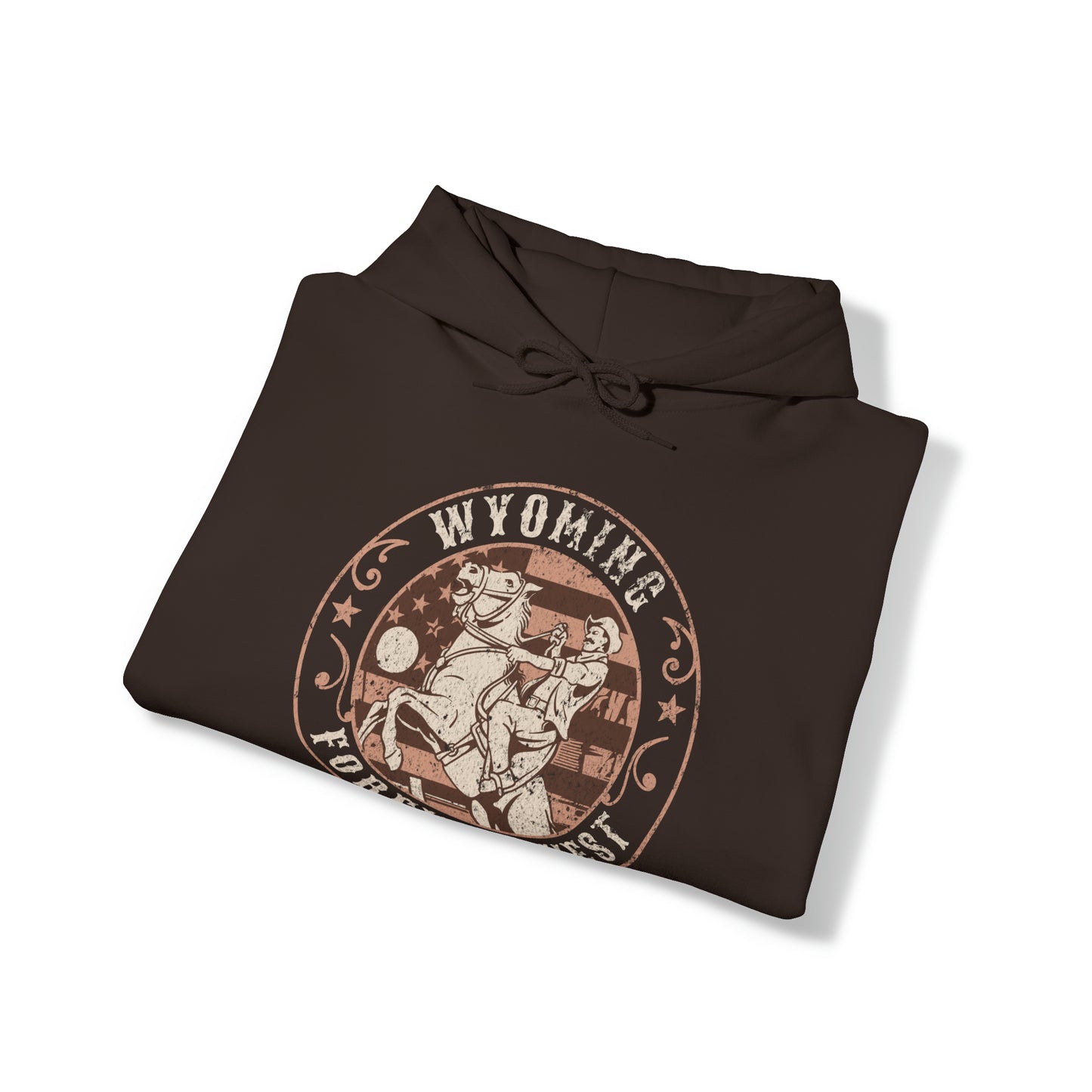 Wyoming Forever West Heavy Blend Pullover Hoodie