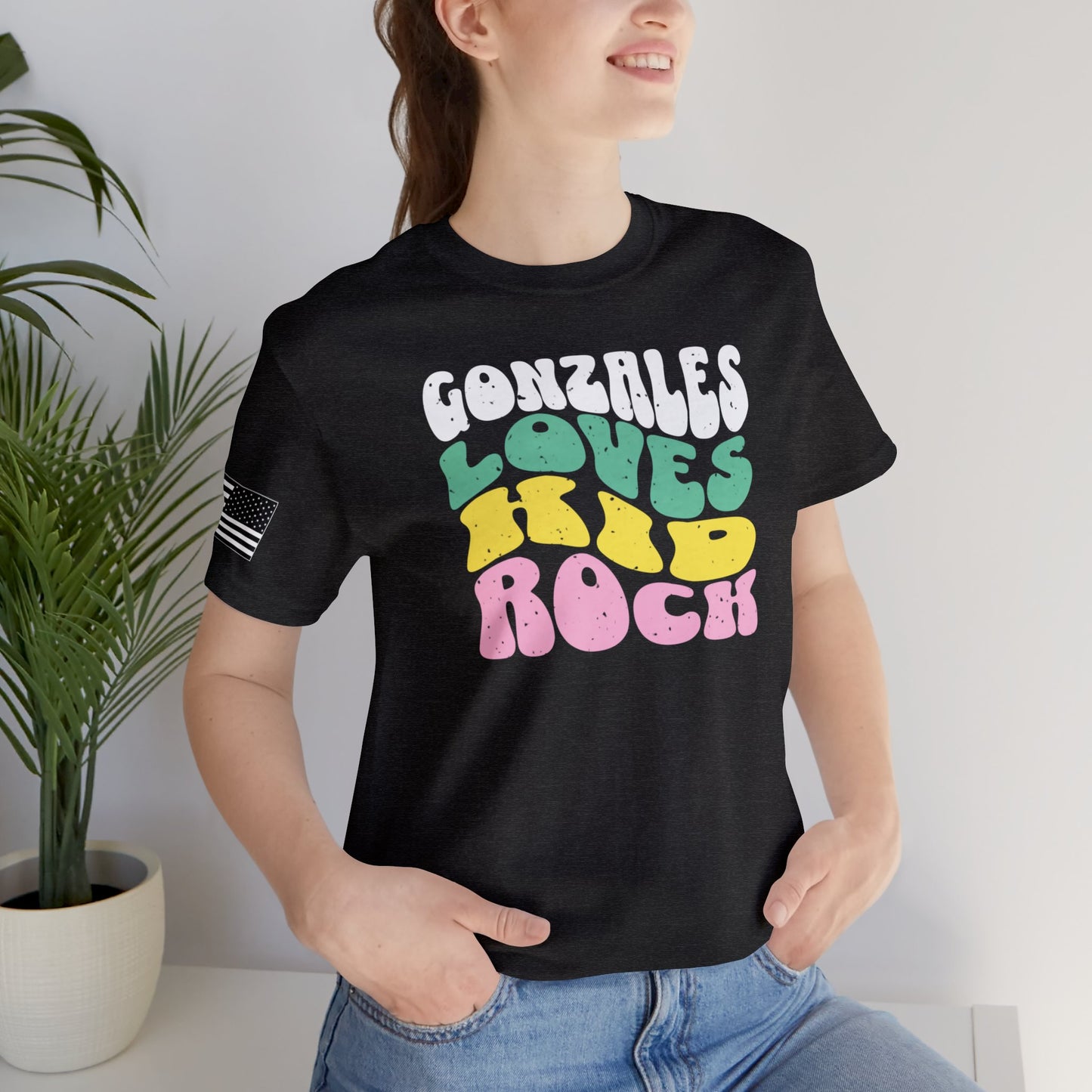 Gonzales Loves Kid Rock Retro Premium Tee