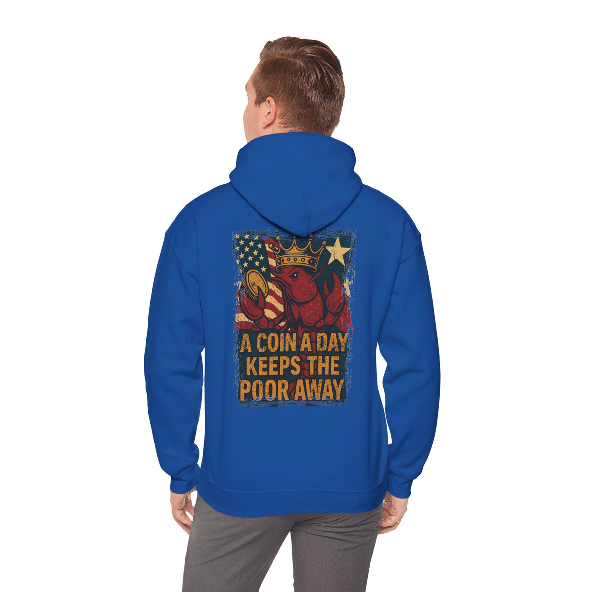 TEXIT Team Kajun Coin a Day Heavy Blend Pullover Hoodie