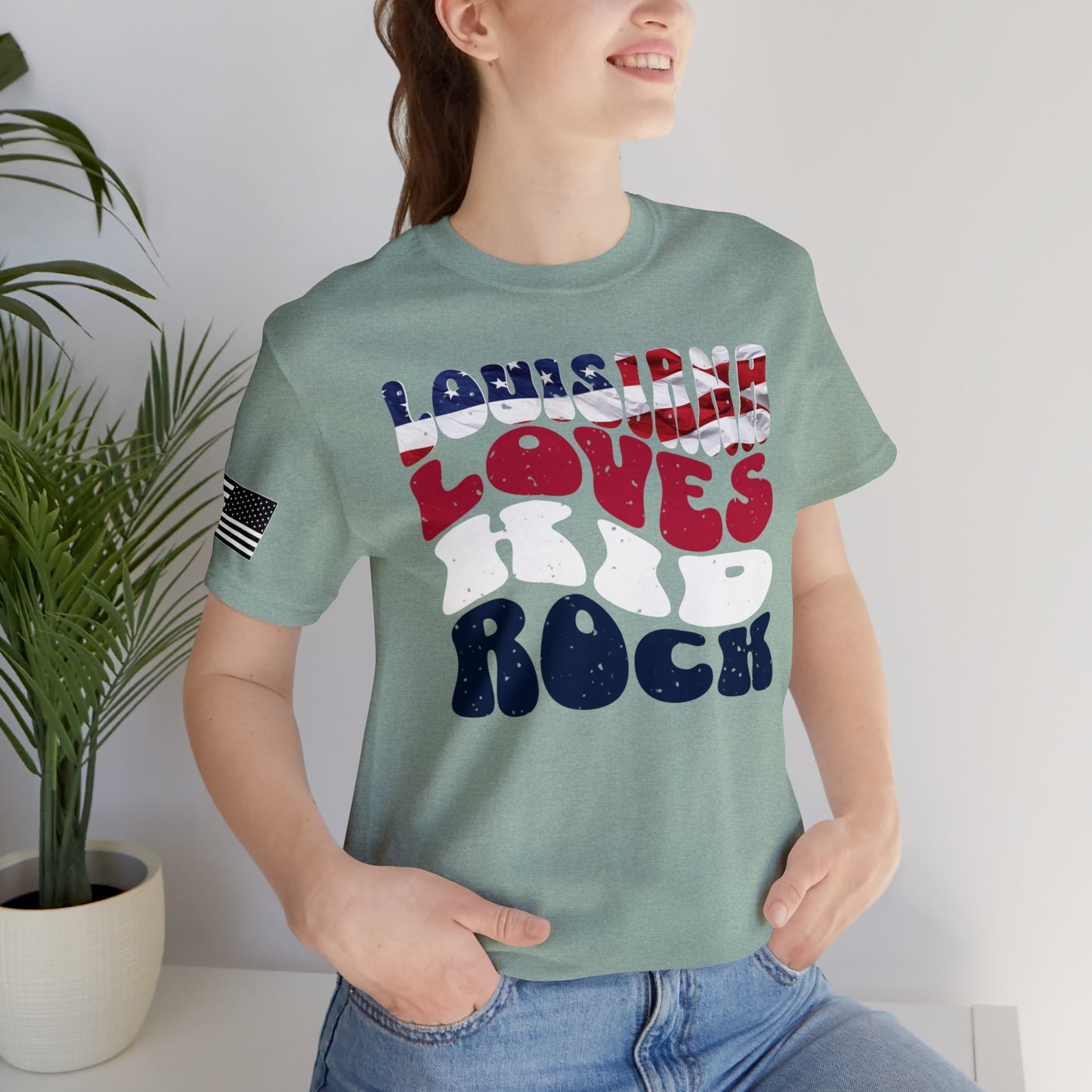 Louisiana Loves Kid Rock Retro Premium Tee