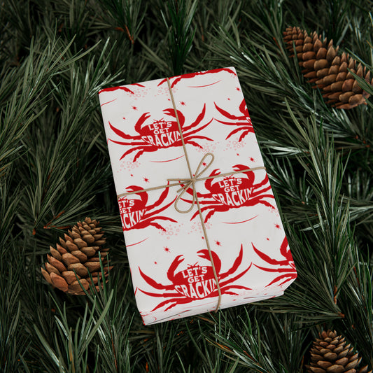 Let's Get Crackin' Crab Wrapping Paper