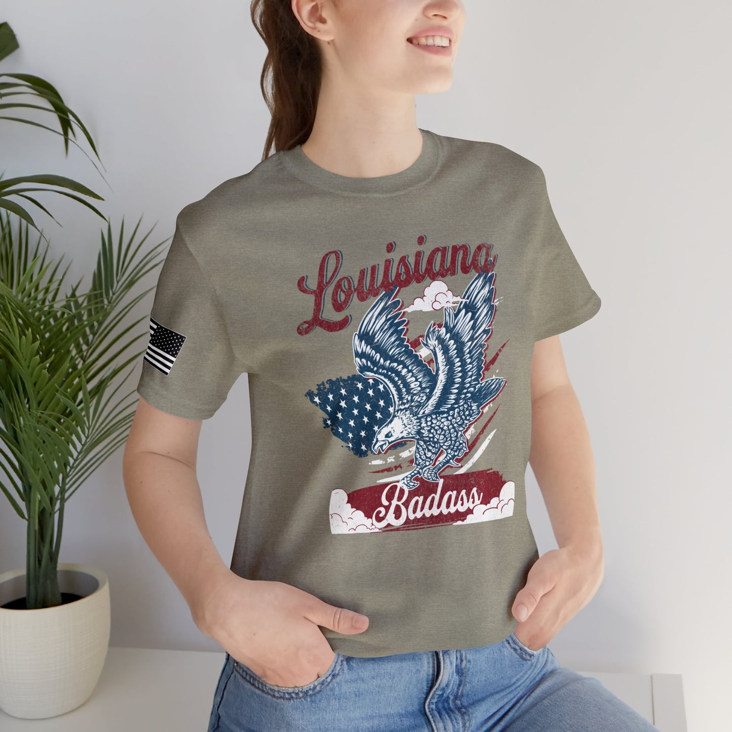 Louisiana Badass Premium Tee - Front