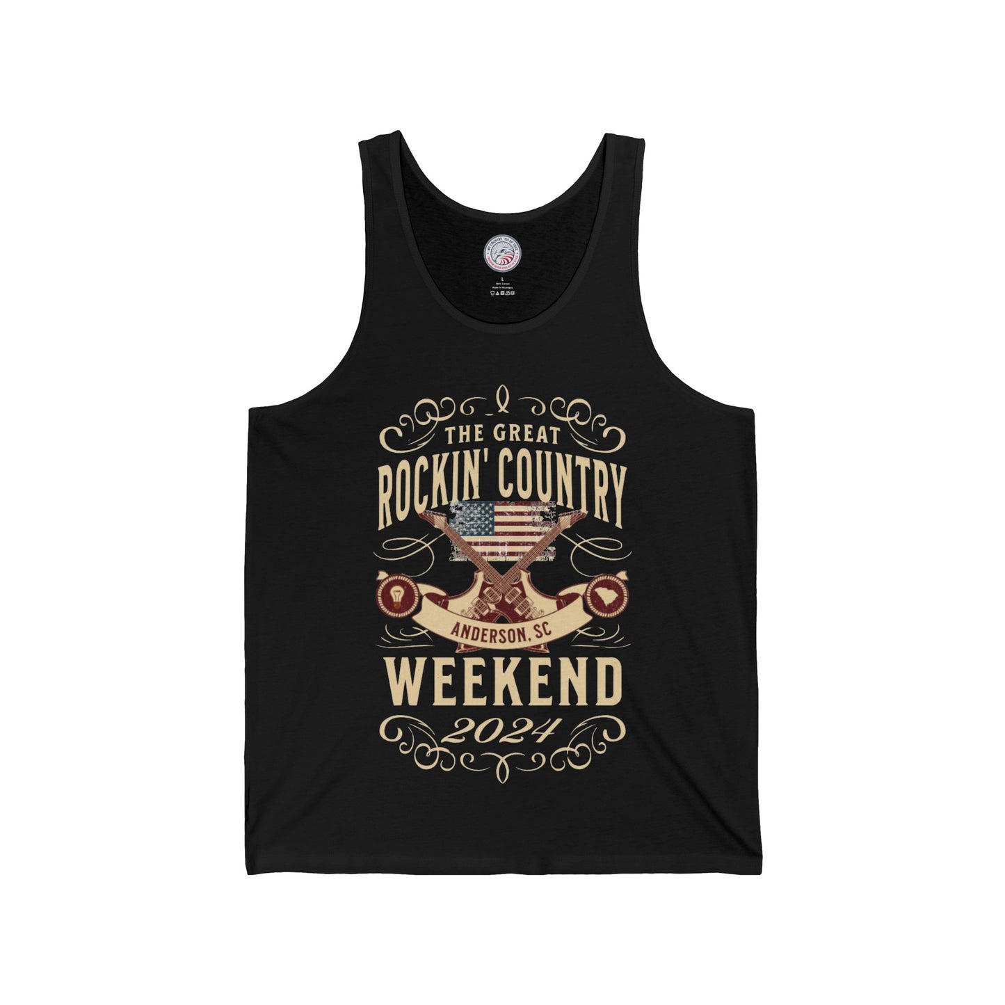 The Great Rockin' Country Weekend Jersey Tank - Anderson, SC