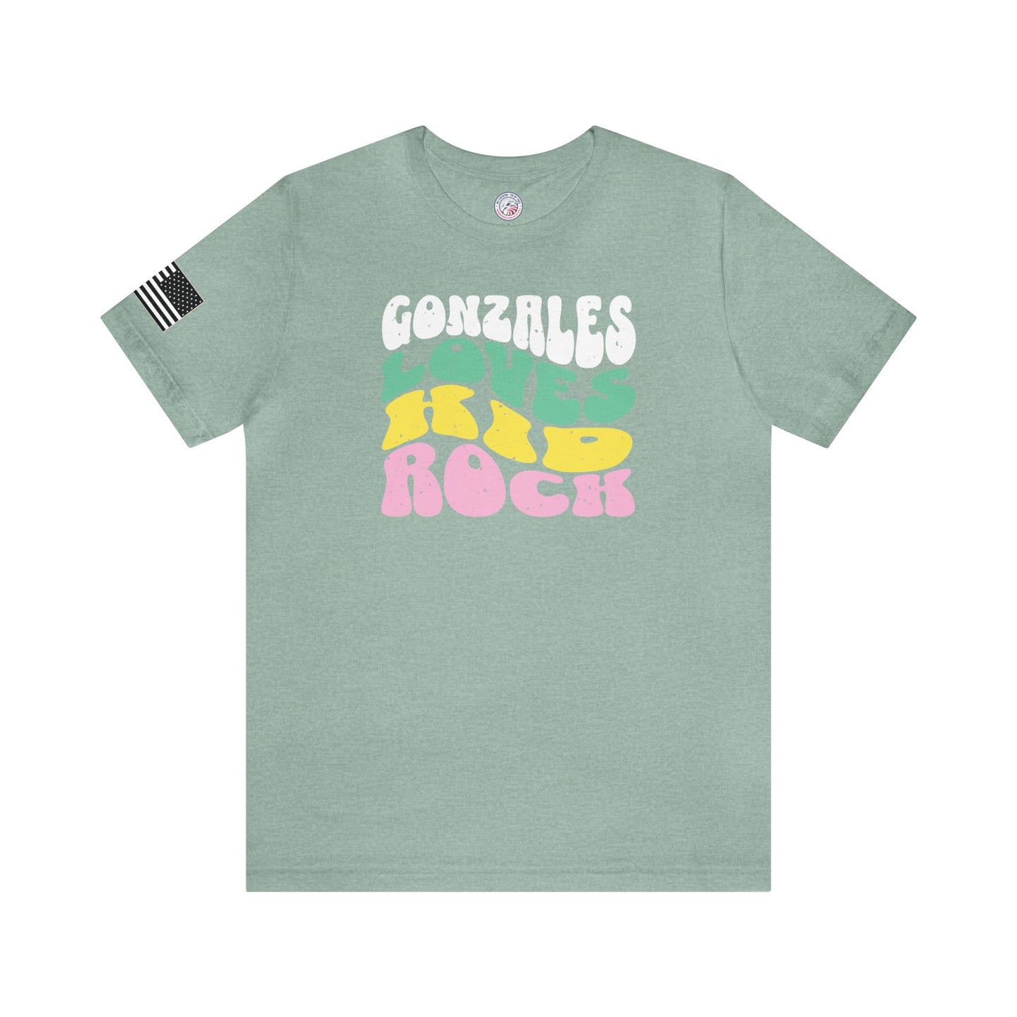 Gonzales Loves Kid Rock Retro Premium Tee