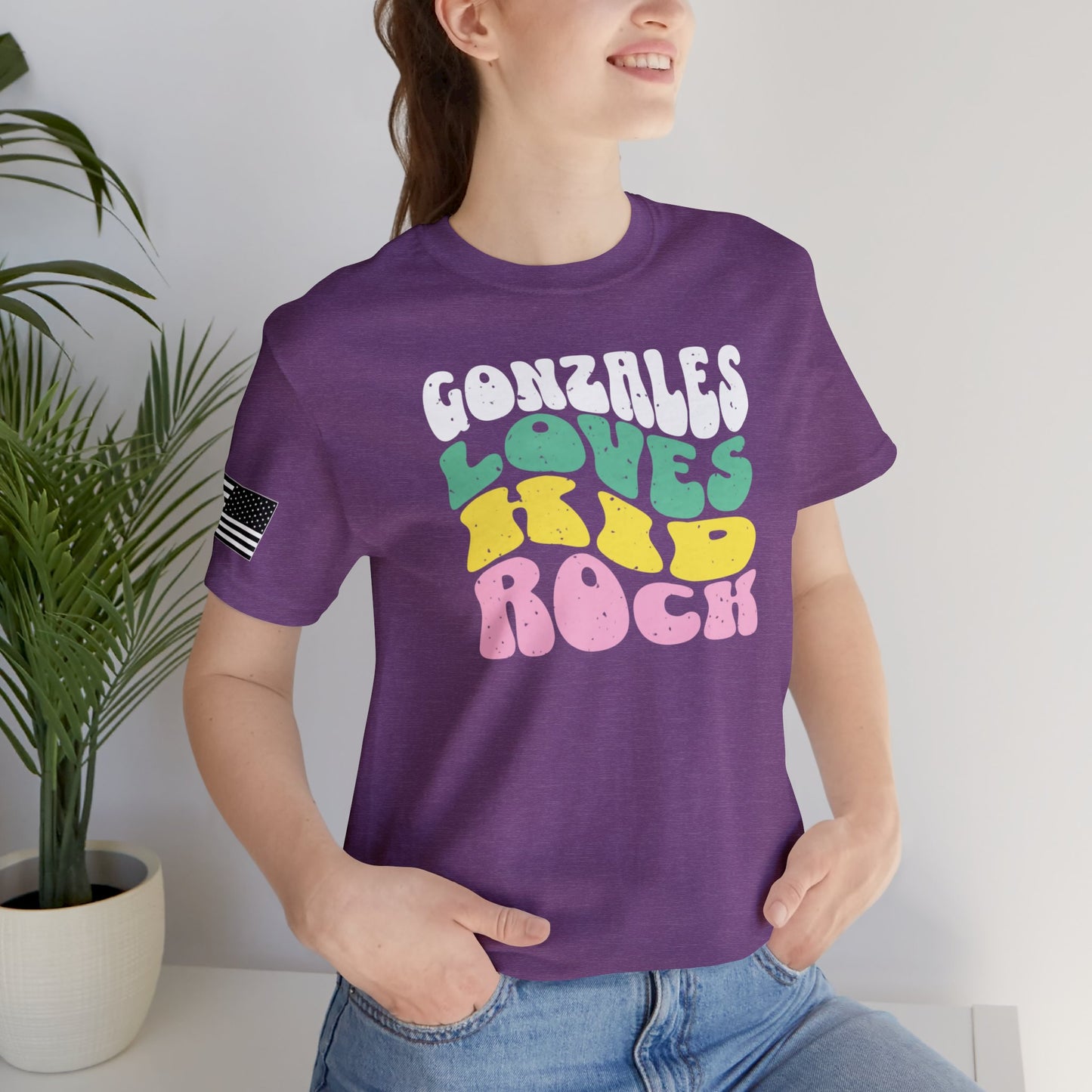 Gonzales Loves Kid Rock Retro Premium Tee