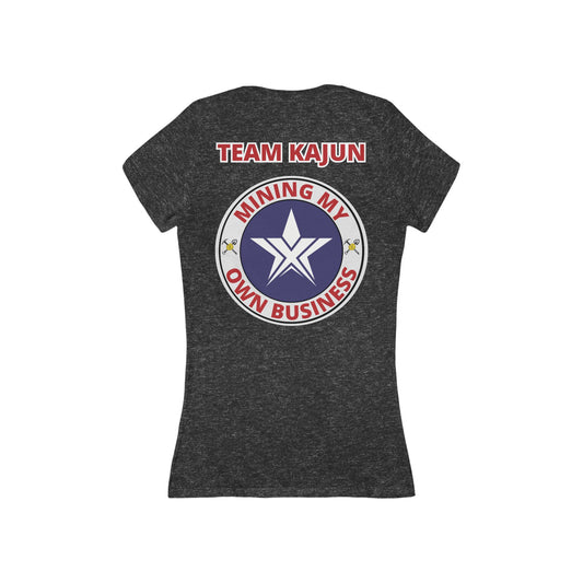 TEXIT Team Kajun Mining My Own Business Short Sleeve Deep V-Neck Tee