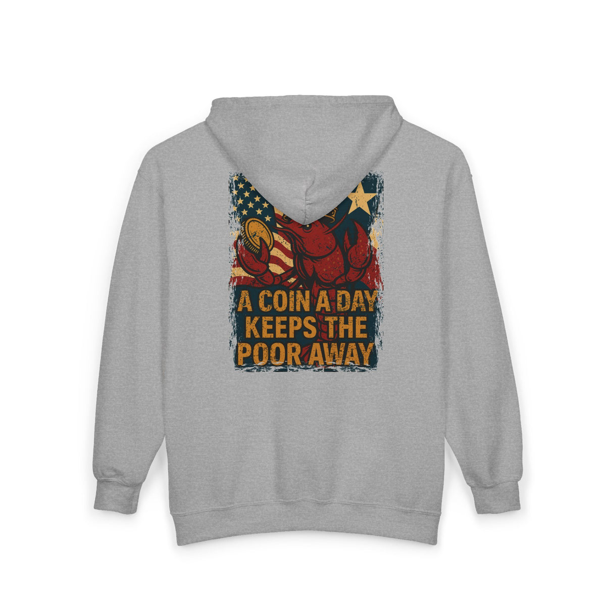 TEXIT Team Kajun Coin a Day Heavy Blend Full Zip Hoodie