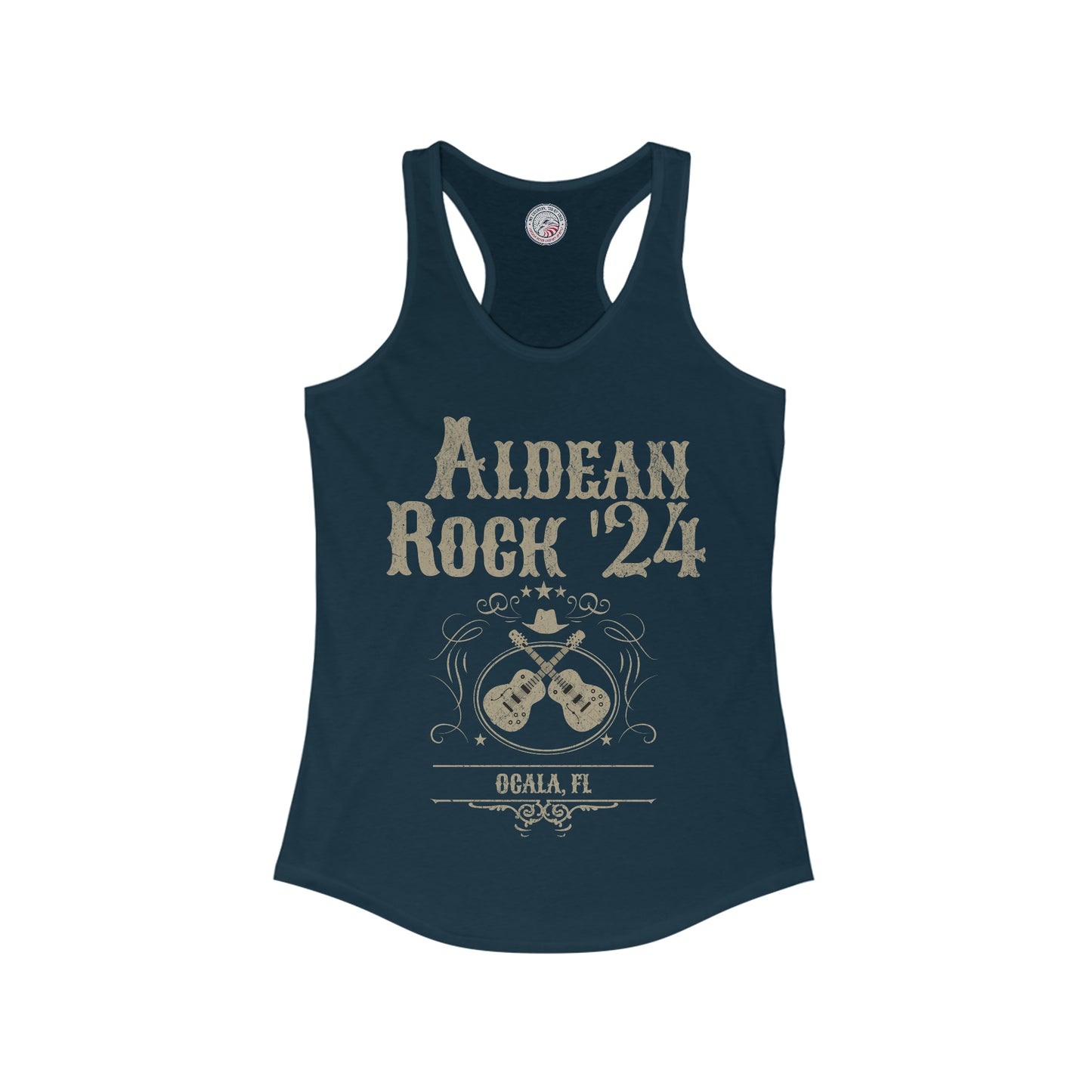 Aldean Rock '24 Ladies' Slim Fit Racerback Tank - Ocala, FL