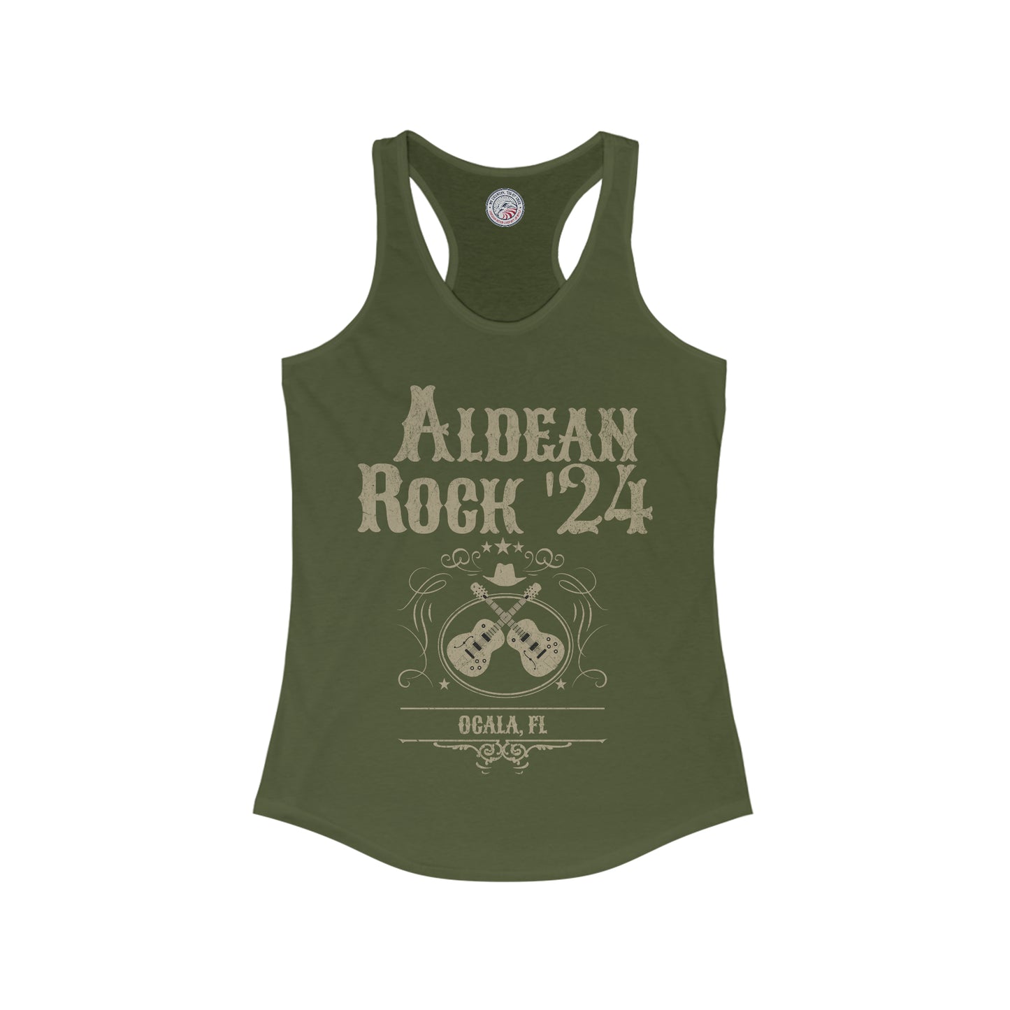 Aldean Rock '24 Ladies' Slim Fit Racerback Tank - Ocala, FL