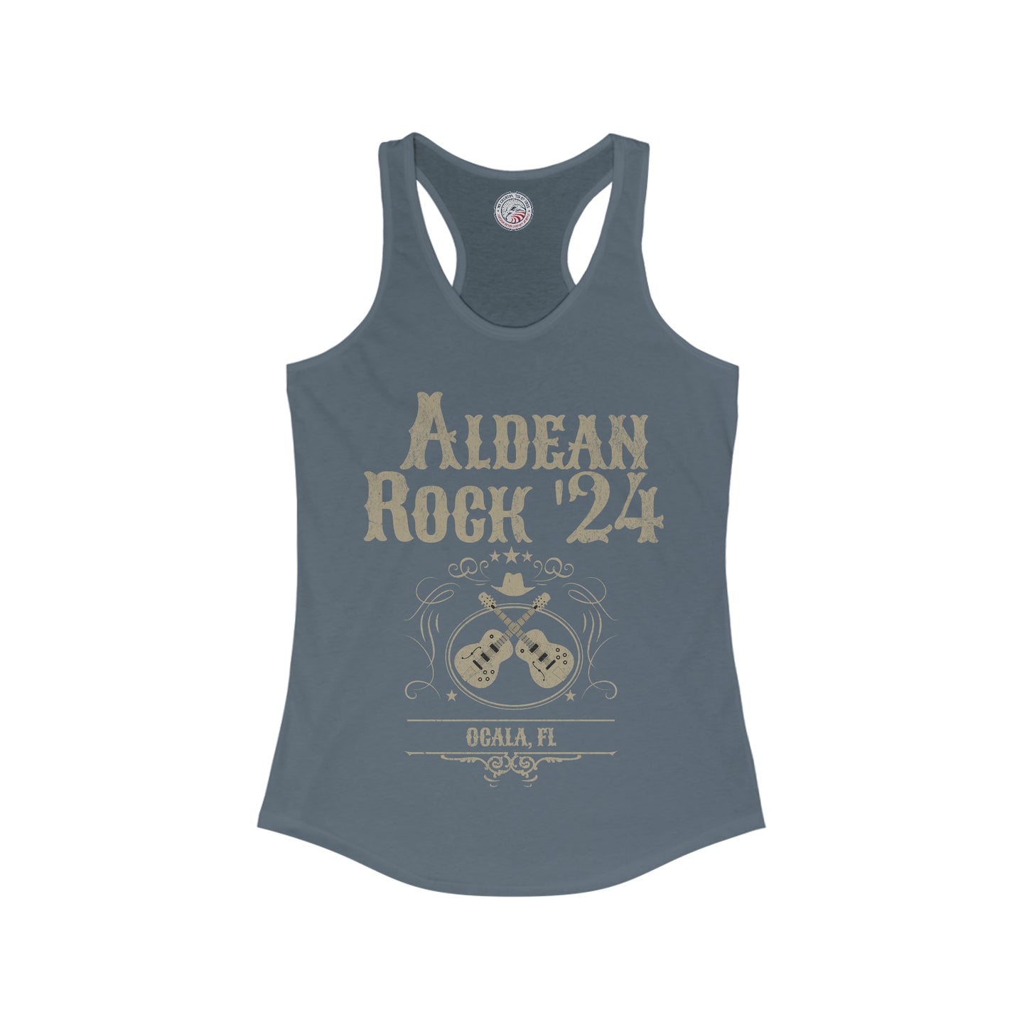 Aldean Rock '24 Ladies' Slim Fit Racerback Tank - Ocala, FL