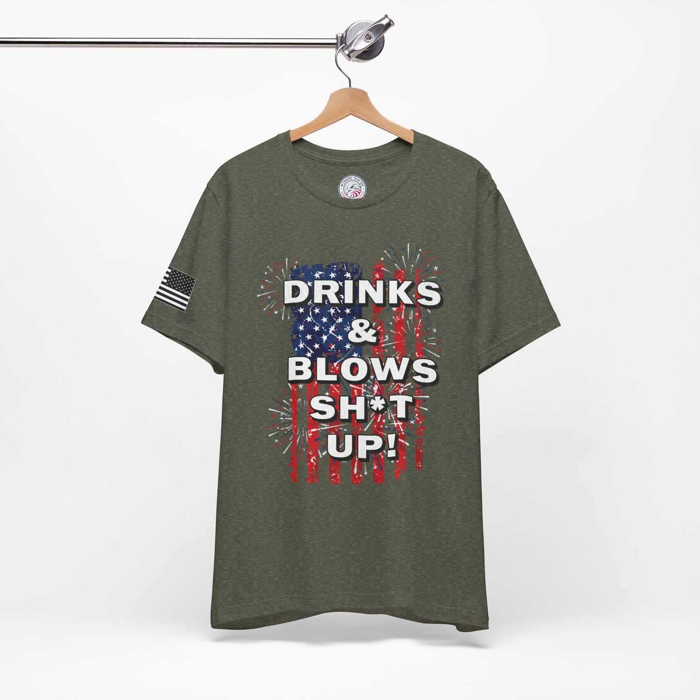 Drinks and Blows Sh*t Up Premium Tee