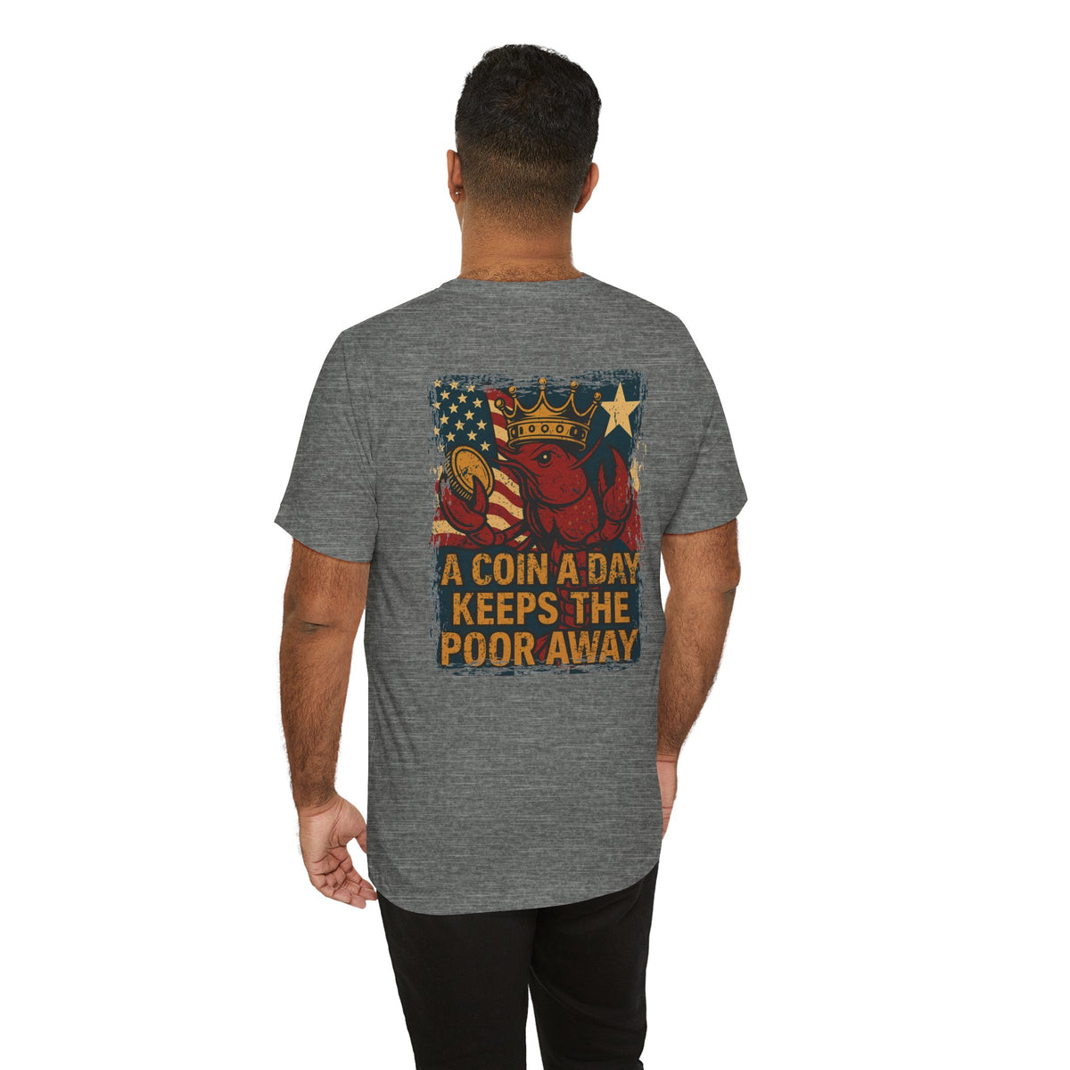 TEXIT Team Kajun A Coin a Day Premium Tee