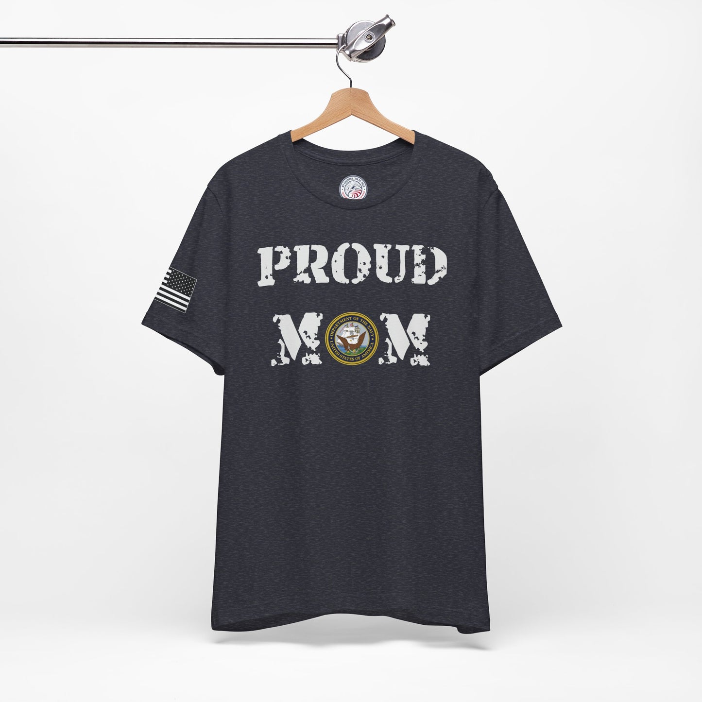 Proud Mom Premium Tee - Navy