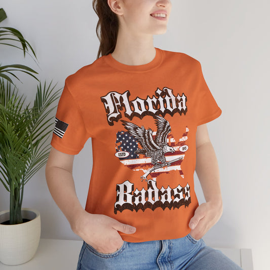 Florida Badass Eagle and Flag Premium Tee