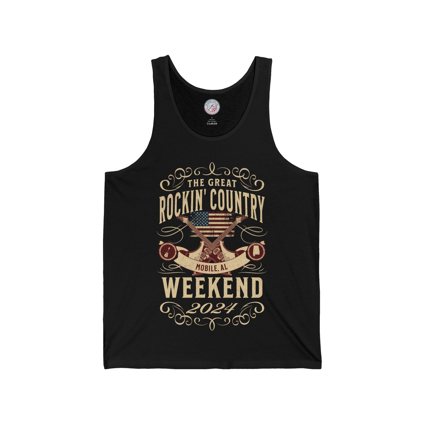 The Great Rockin' Country Weekend Jersey Tank - Mobile, AL