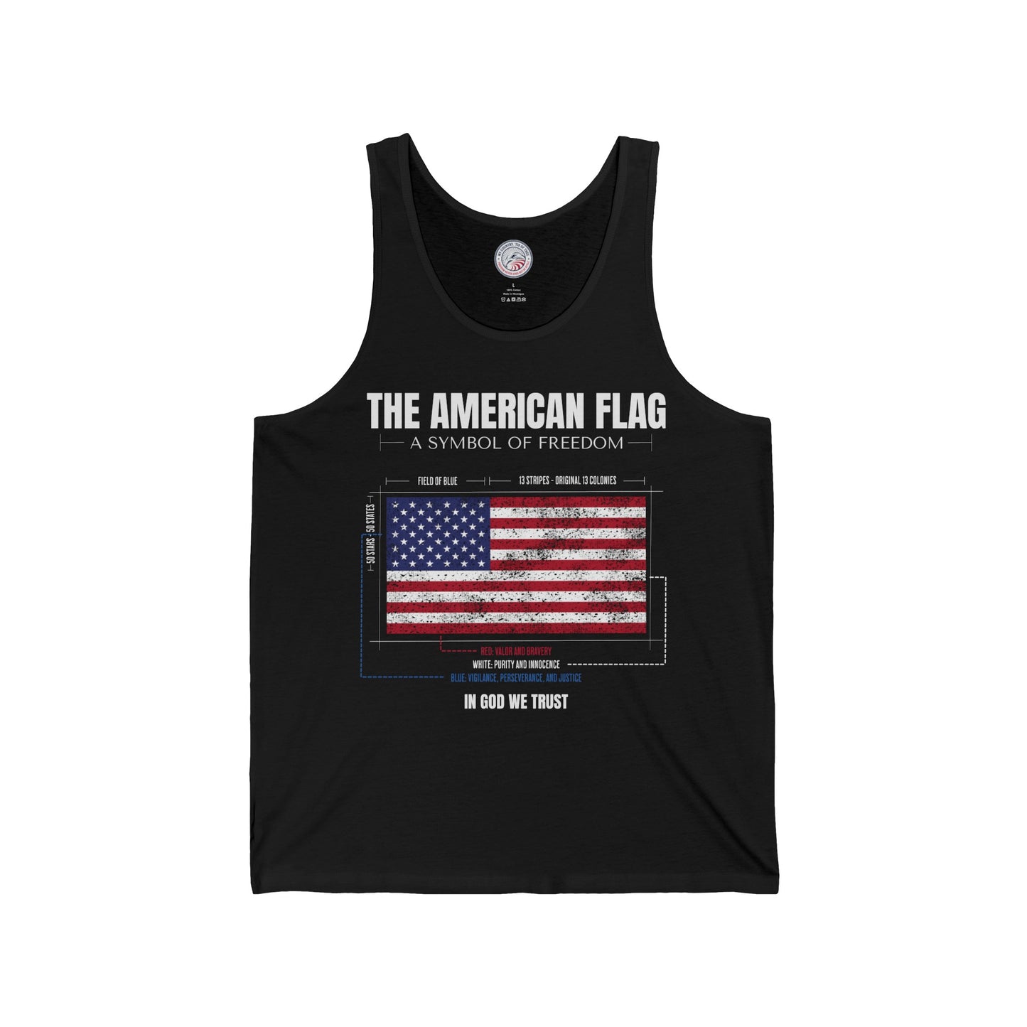 A Symbol of Freedom Jersey Tank - Front