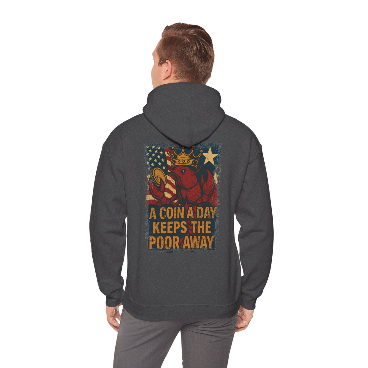 TEXIT Team Kajun Coin a Day Heavy Blend Pullover Hoodie