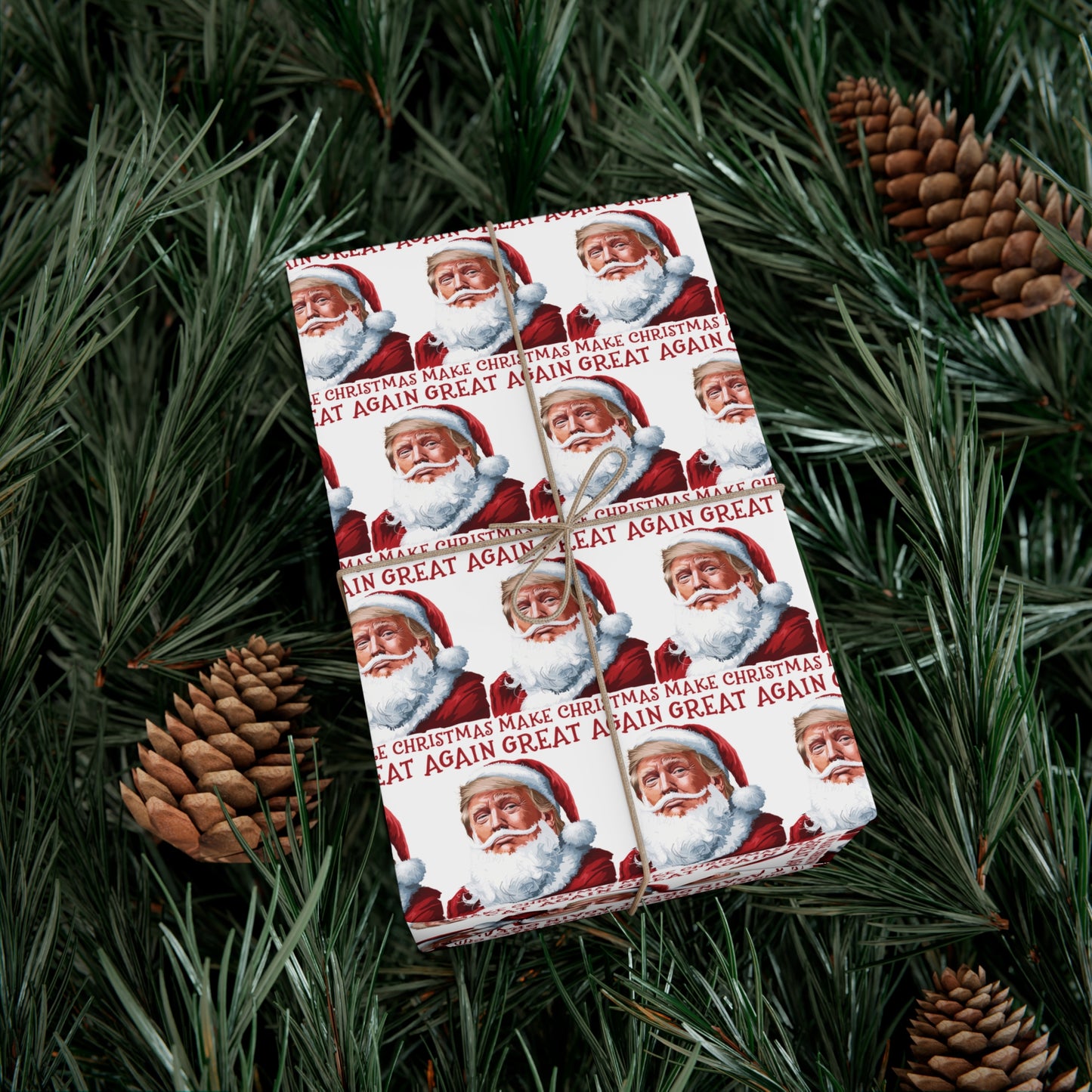 Trump Make Christmas Great Again Wrapping Paper