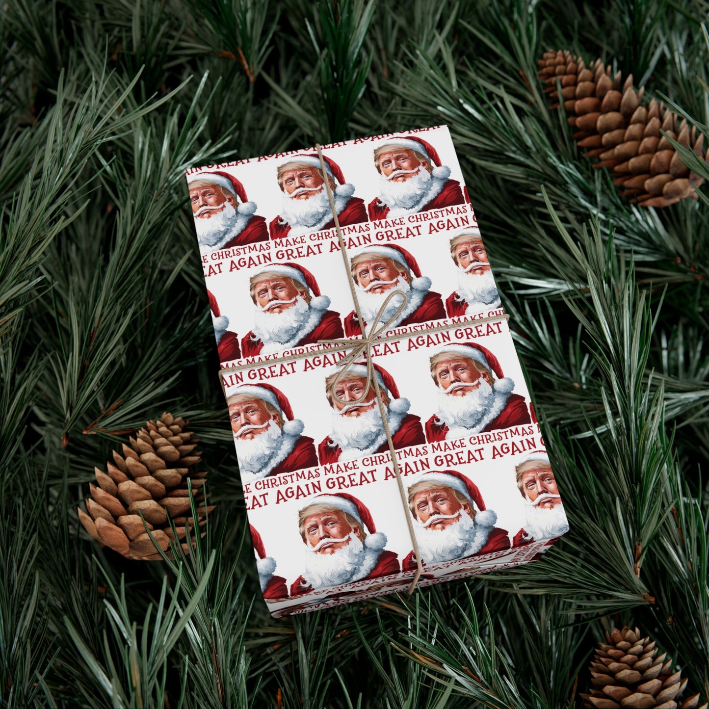 Trump Make Christmas Great Again Wrapping Paper