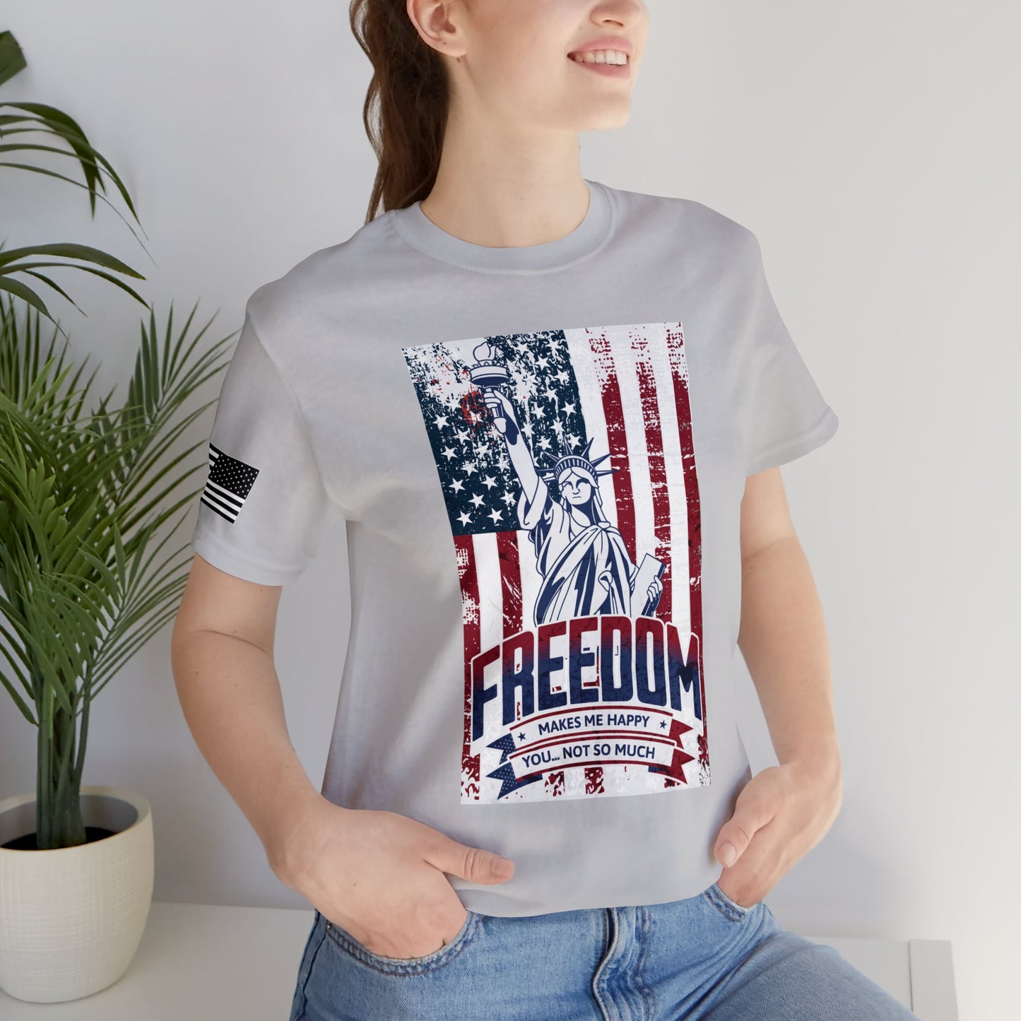 Freedom Makes Me Happy Premium Tee