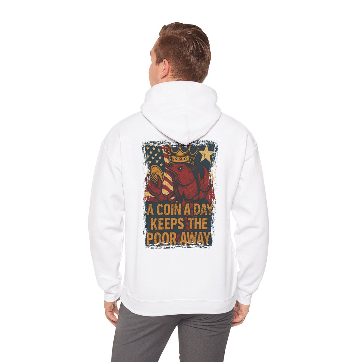 TEXIT Team Kajun Coin a Day Heavy Blend Pullover Hoodie