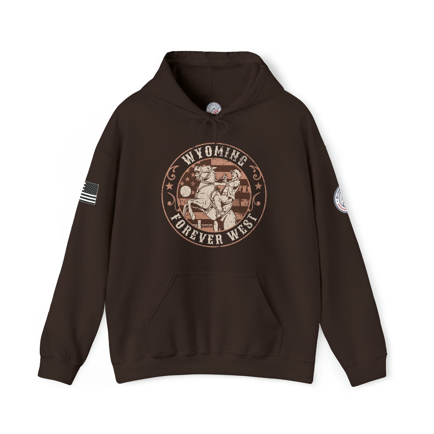 Wyoming Forever West Heavy Blend Pullover Hoodie