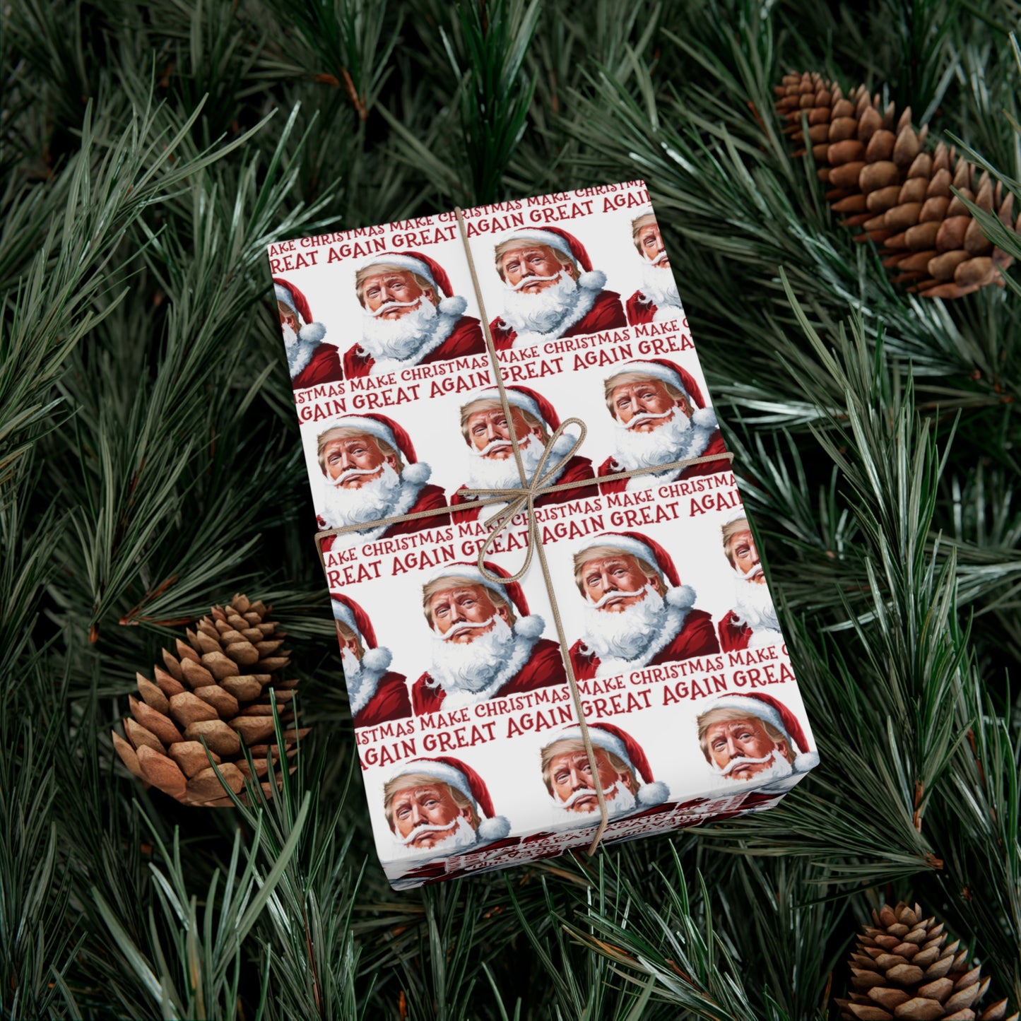 Trump Make Christmas Great Again Wrapping Paper