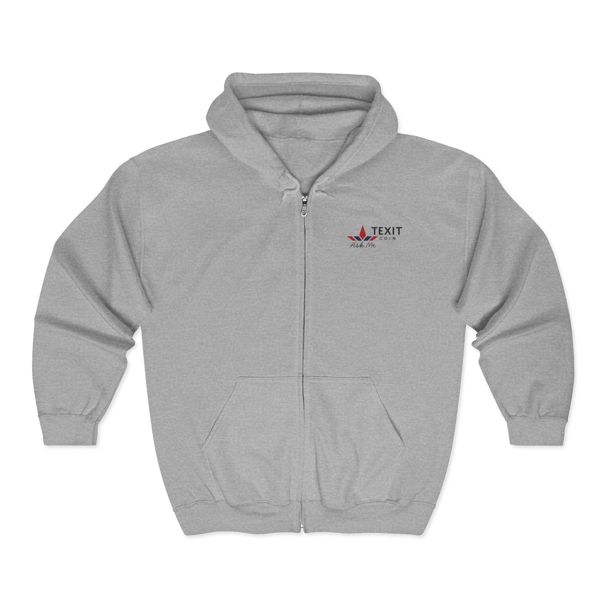 TEXIT Team Kajun Coin a Day Heavy Blend Full Zip Hoodie