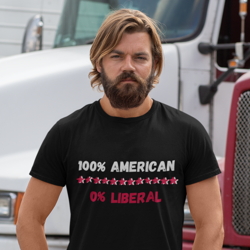 100% American, 0% Liberal Premium Tee