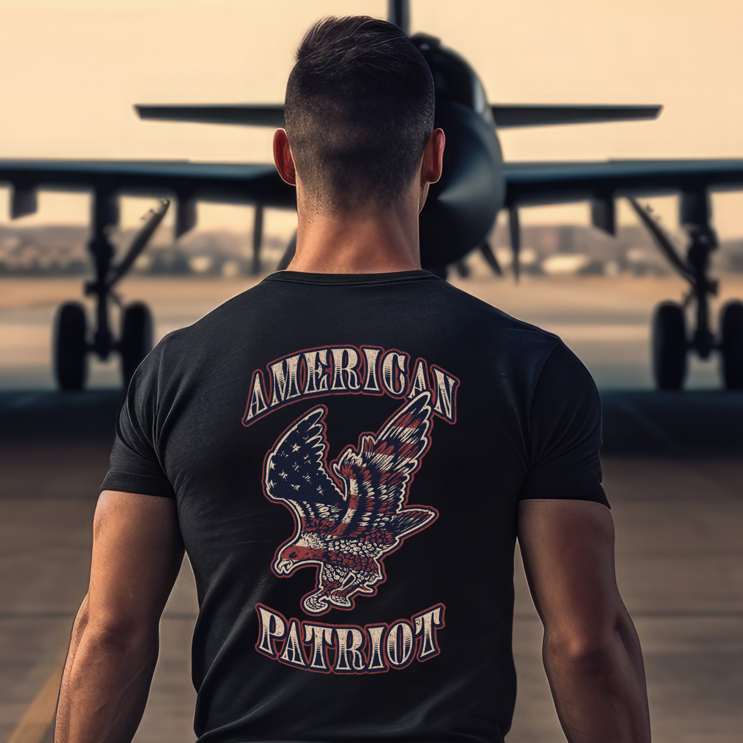 American Patriot Premium Tee - Back