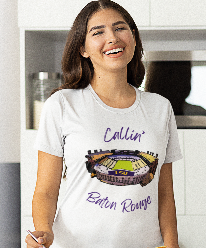 Callin' Baton Rouge Ladies' Slim Fit Tee