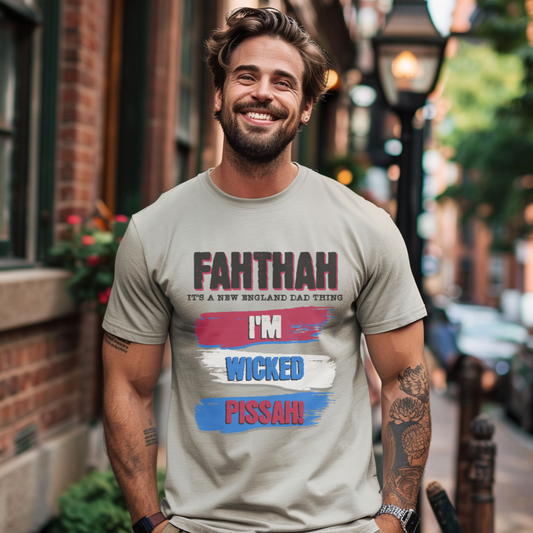 Fahthah It's a New England Dad Thing Premium Tee