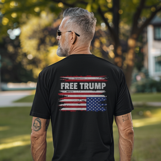 Free Trump Premium Tee - Back