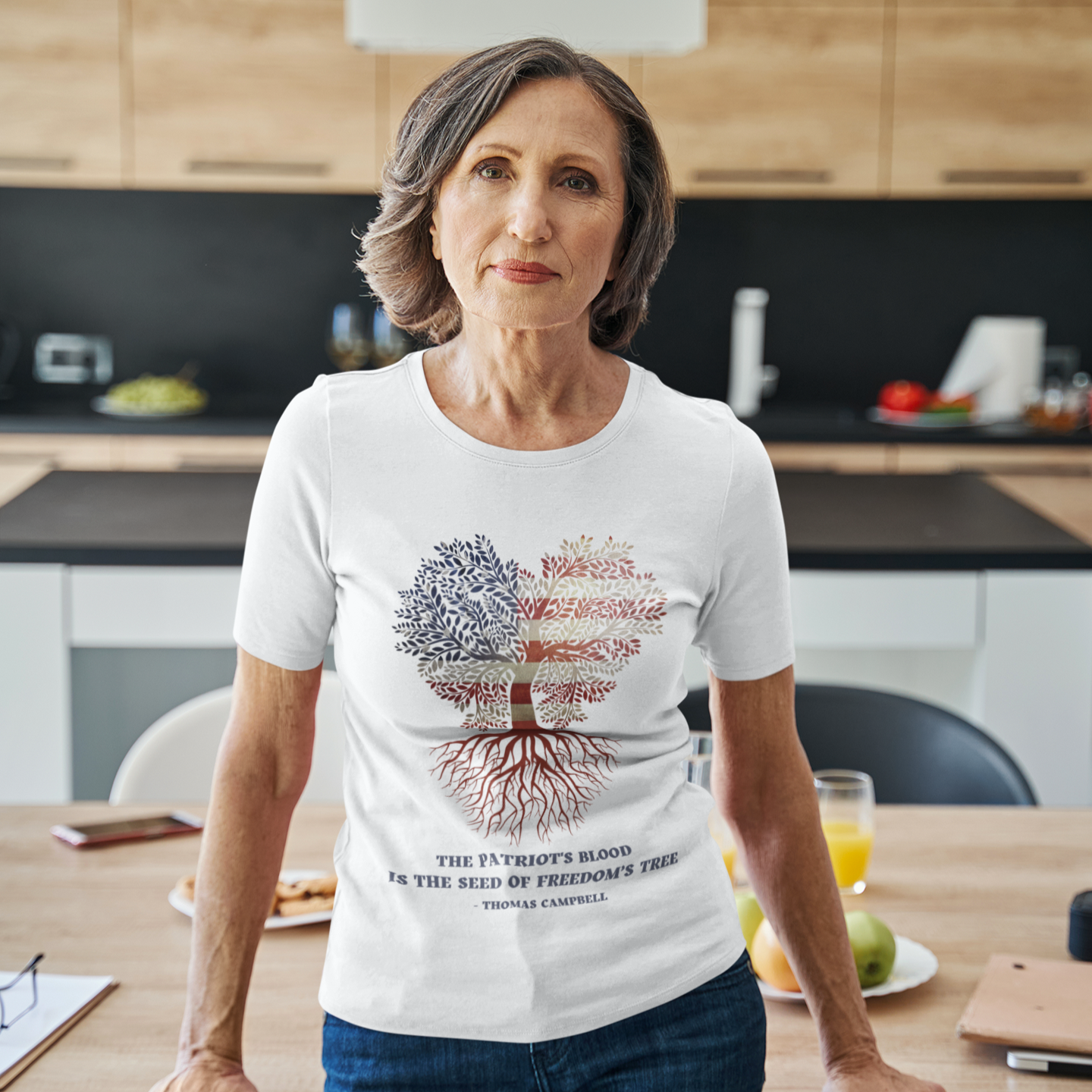 The Patriot's Blood is the Seed of Freedom's Tree Premium Tee