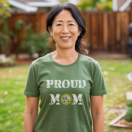 Proud Mom Premium Tee - Army