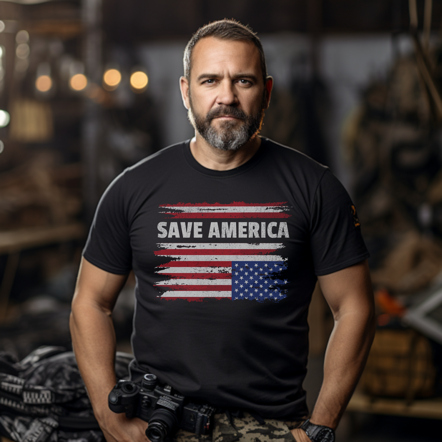 Save America Premium Tee - Front