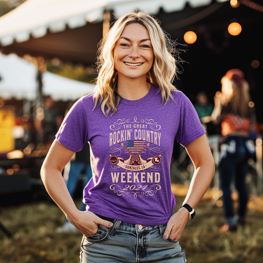 The Great Rockin' Country Weekend Premium Tee - Gonzales, LA