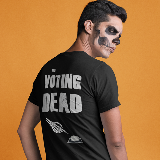 The Voting Dead Premium Tee - White - Back