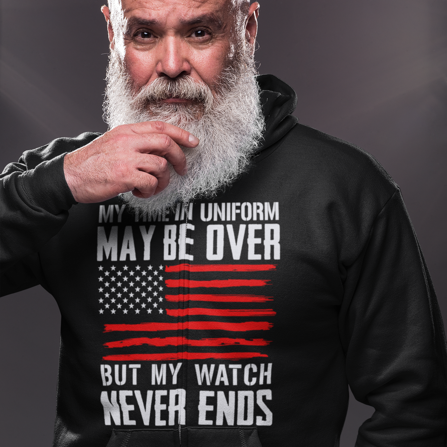 My Time in Uniform May Be Over Heavy Blend Pullover Hoodie